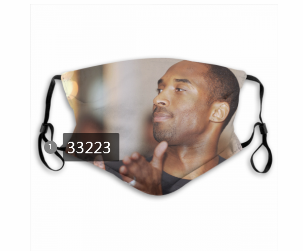 2021 NBA Los Angeles Lakers #24 kobe bryant 33223 Dust mask with filter